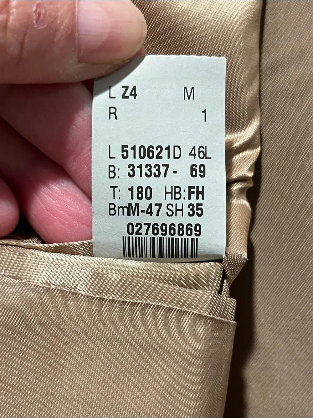 Ralph Lauren Blue & Tan Houndstooth Sport Coat